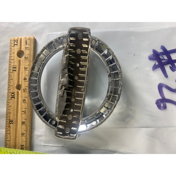 Nissan Chrome Oval Emblem - Picture 3 of 3